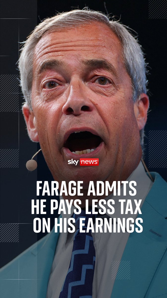 Batting off the crowds as he walked into the Reform conference this morning, Nigel Farage admitted he uses a private company to pay less tax. Sky's Serena Barker-Singh asks the Reform UK leader whether he uses a private company to reduced his tax bill 🔗
