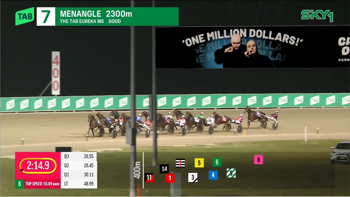 Epic scenes at Club Menangle as Chariots of Fire winner Bay Of Biscay wins the the $2.1M TAB Eureka! 🤩 The TAB Eureka Harness Racing NSW Soho Standardbreds TonkinStewartRacing TAB