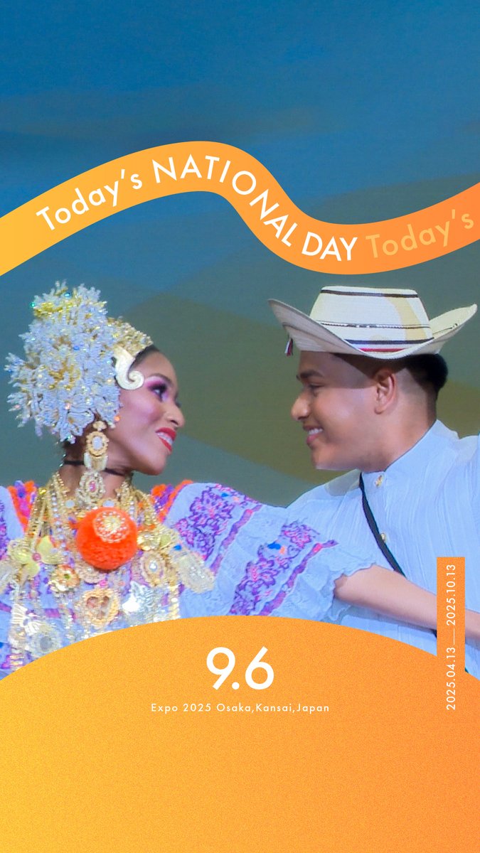 â€Todayâs NATIONAL DAY -09.06-â¢ ä»æ¥ã® #倧éªã»é¢è¥¿äžå ãã玹ä»ðžâš ðãã·ã§ãã«ããŒ ïœ #ããã ïœ ç°ãªãæåã«è§Šããã²ãšãšãã¯ãããã§ãããïŒ ðµðŠ #EXPO2025 #ãããäžå #HelloEXPO2025 #ãã·ã§ãã«ã㌠#NATIONALDAY