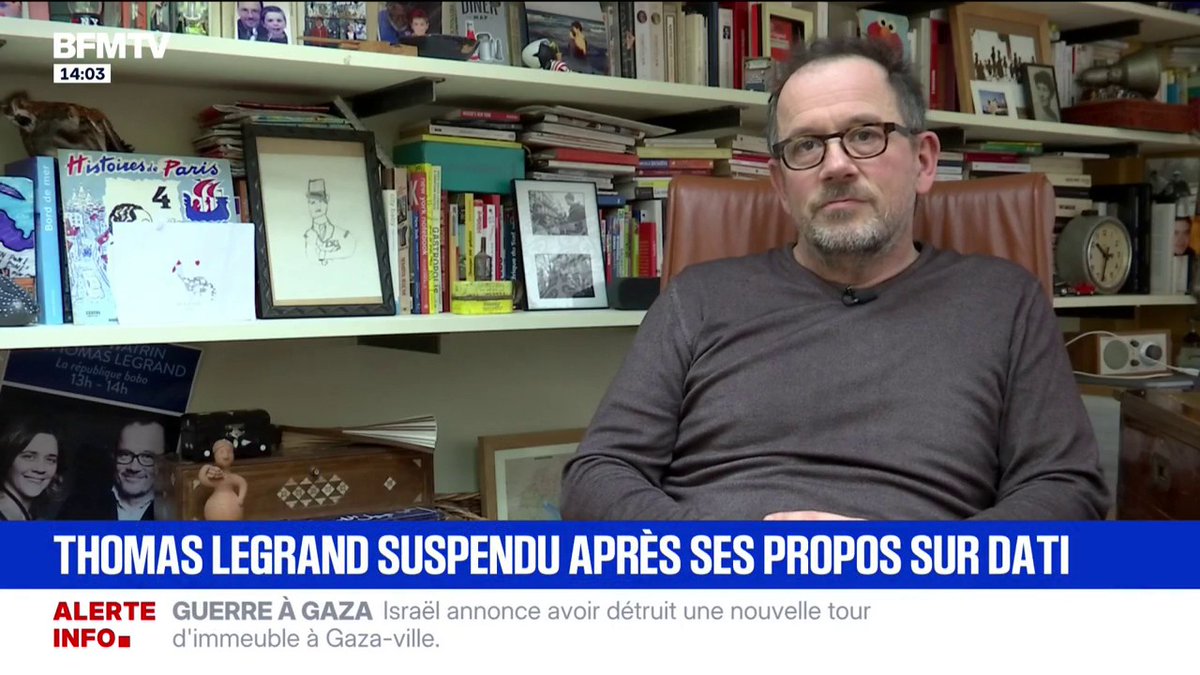 Le journaliste Thomas Legrand suspendu par France Inter après des propos litigieux sur Rachida Dati