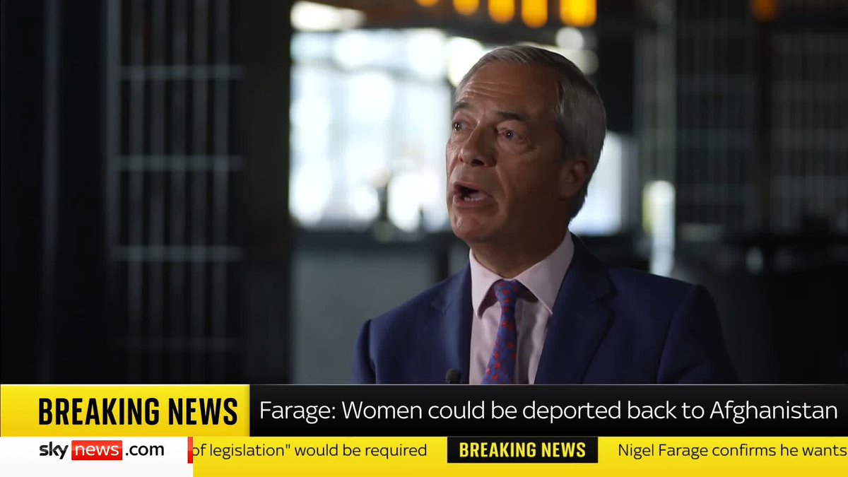 BREAKING: Nigel Farage said he would stop small boats two weeks after legislation if he became Prime Minister 📺 Sky 501, Virgin 602, Freeview 233 and YouTube