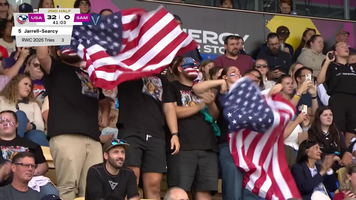 Unstoppable 💪 This USA team are on fire 🔥 Stream every Rugby World Cup match live on Paramount+ 🏉