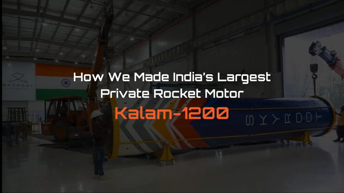 How we made India's largest private rocket motor. Before those 110 seconds of fire and fury came years of brainstorming, design iterations, tests and development... all by a team that is in it to win it. 🚀