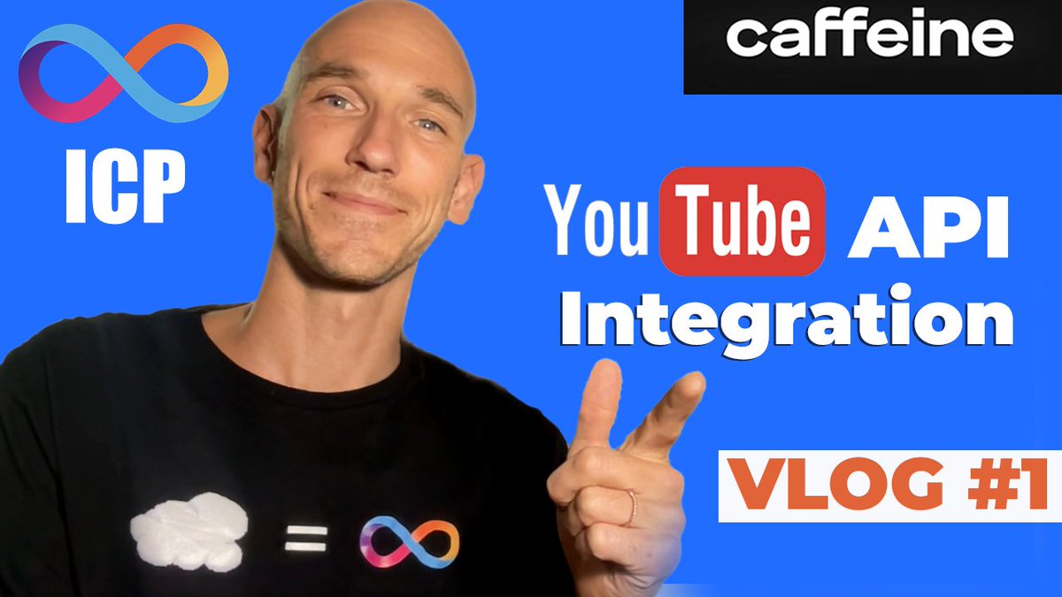 ☕🎬 Just dropped my first VLOG/Demo Caffeine can import any YouTube channel to an $ICP website in seconds! The Self Writing Internet will be MASSIVE for creators A Cloud Foundation Production ☕☁️