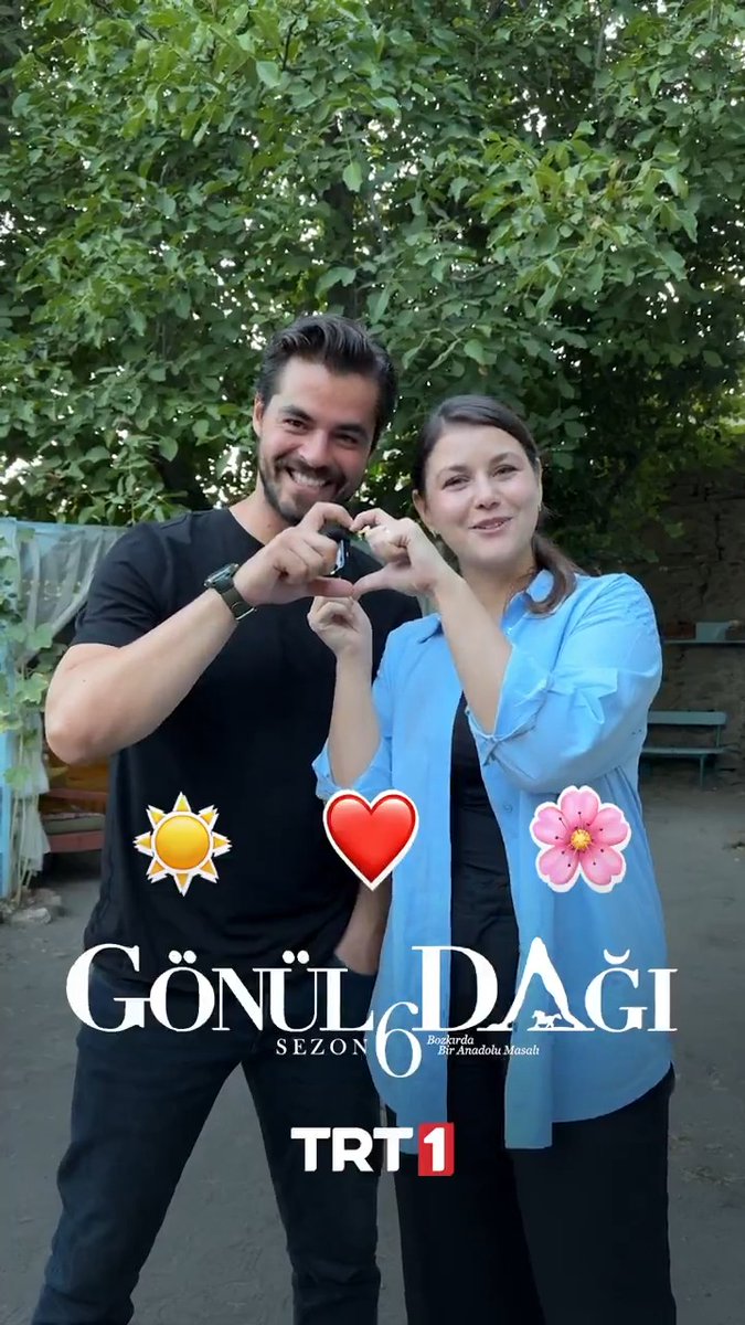 Bizim için #SelTan 3 emojiye sığmaz ama... 🌸 #GönülDağı yeni sezonuyla bu akşam 20.00’de #TRT1’de başlıyor! 📺 TRT 1