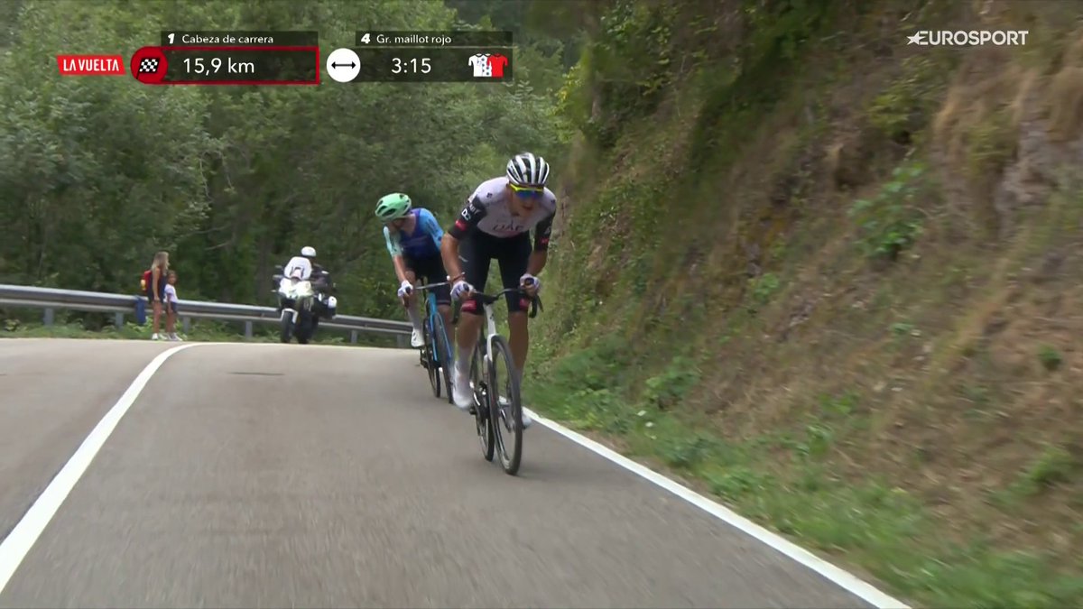 ¡Lo reventó! 💥💥💥 Marc Soler quiere su victoria en La Vuelta. #LaVuelta25
