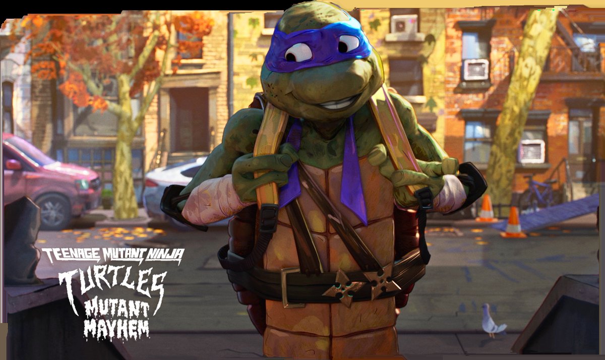 (via Squeeze Studio Animation) Looks like an early test animation for TMNT: Mutant Mayhem...? this also looks like an early version of Leo's design.