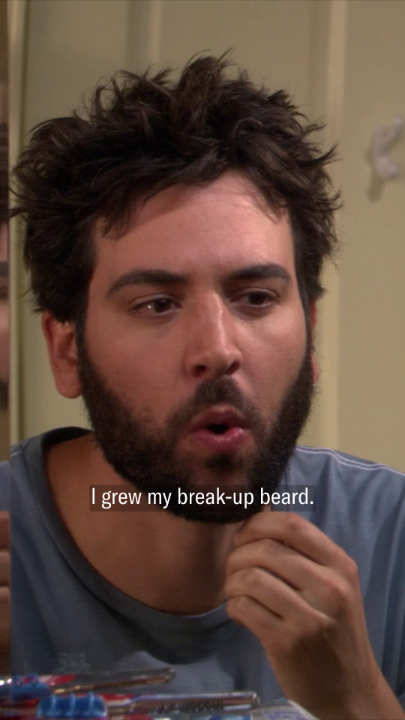 Ted's break-up beard walked so yours could run. Happy National Beard Day!