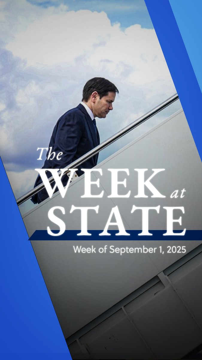 This week at State: - Recognizing Cuban pro-democracy leader Berta Soler - Stopping the flood of drugs into the U.S. - Secretary Marco Rubio’s travel to Mexico and Ecuador - New PEPFAR partnership in the fight against HIV More from @StateDeputySPOX Tommy Pigott: