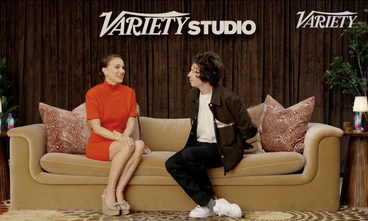 Natalie Portman says "The Lion King" was her favorite animated movie as a child: "That was a very big one for me... Now, I see the Miyazaki movies like 'Spirited Away.' As an adult, there are different things you're looking for." Variety #TIFF Studio