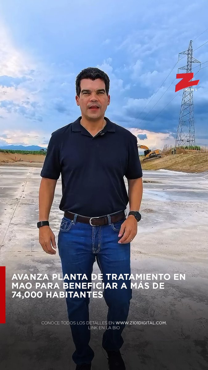 El Instituto Nacional de Aguas Potables y Alcantarillados (INAPA), bajo la dirección del Dr. Wellington Arnaud, supervisó los trabajos de construcción de la planta de tratamiento de aguas residuales en Mao, una obra que transformará la salud y el bienestar de más de 74,000 personas. La visita de inspección permitió constatar que el proyecto marcha conforme al cronograma, garantizando que pronto la provincia Valverde contará con una infraestructura clave para elevar la calidad de vida y la sostenibilidad ambiental. Conoce todos los detalles en Link en la Bio 👆🏻 #ZDigital #Z101 #Noticias #News #Nacional #INAPA #WellingtonArnaud