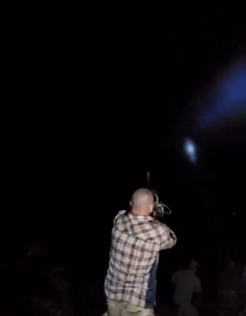 *reportedly* footage of a group called "North V" intercepting a Ukrainian drone headed into Russian territory with select fire small arms and flashlights. YET ANOTHER reason why Americans need select fire weapons to protect this nation 🇺🇸 #war #drone #NorthV #russia #ukraine #2nd #flashlight