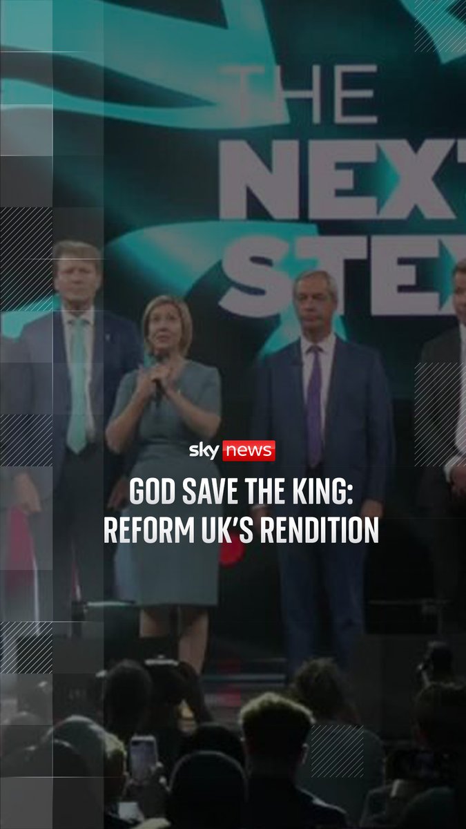 ๐ฃ๏ธ Reform UK closes its party conference with a rendition of the national anthem. Dame Andrea Jenkyns, the Mayor of Greater Lincolnshire, led the performance. ๐๐ผ