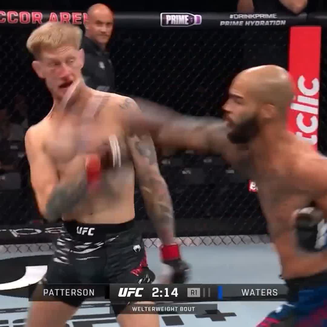 ONE AND DONE FOR THE FUTURE 🏴󠁧󠁢󠁥󠁮󠁧󠁿 💥 How slick was this KO from Sam Patterson?! Watch our #UFCParis prelims LIVE NOW on UFC FIGHT PASS 📺