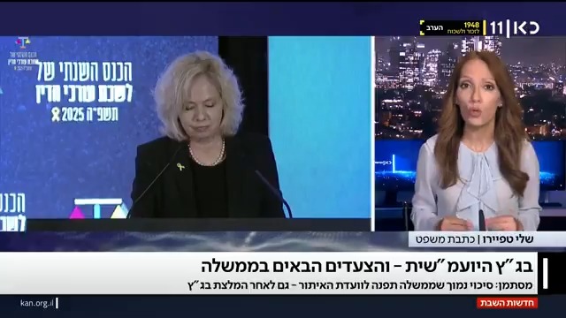 בממשלה שוקלים שלא להגיש תגובה להחלטת בג"ץ בעניין היועמ"שית, כדי לשדר מסר שהממשלה לא יכולה להמשיך לעבוד מולה שלי טפיירו shelley tapiero #חדשותהשבת עם Ayala Hasson.
