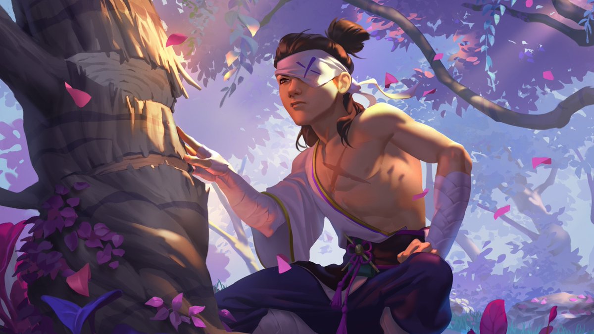 Unsharpened blades drag on the storied ground, as the mentor awaits the prodigy who never comes. Who is this Spirit Champion without a mentee to be found?