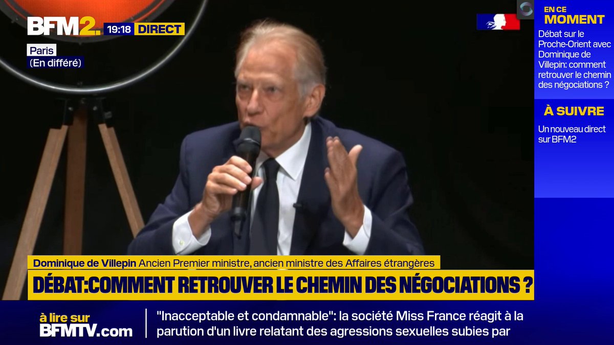 83% de morts civils à Gaza: "Tout ceux qui mettent en avant la normalité de la guerre sont là devant quelque chose qui ne ressemble à aucune guerre", déplore Dominique de Villepin