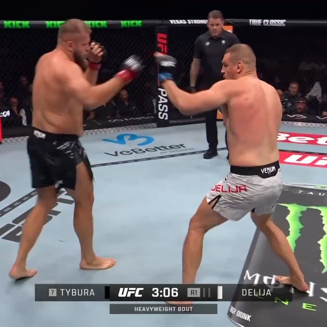 🚨 ENCORE UN FINISH ANTE DELIJA S’IMPOSE PAR TKO AU 1ER ROUND