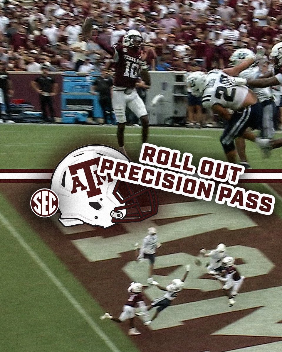 dropped it right in the bucket 🎯 Texas A&M Football x SEC Network
