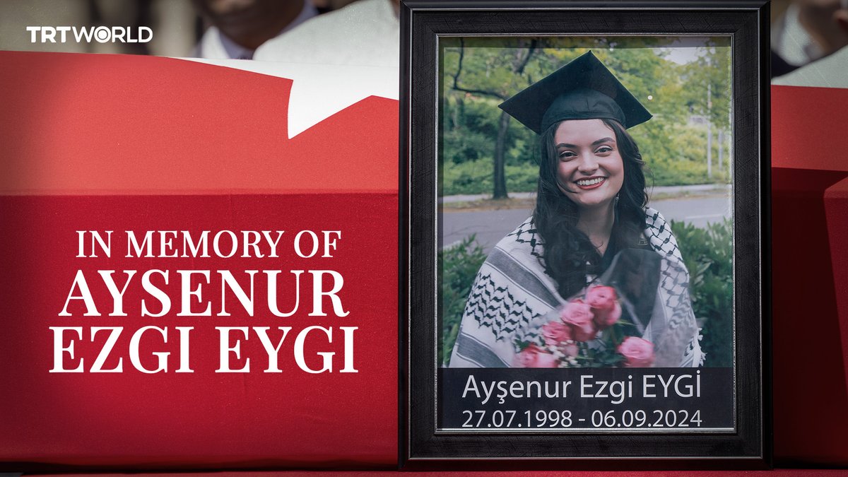 On September 6, 2024, Turkish-American activist Aysenur Ezgi Eygi was shot dead by an Israeli soldier in Palestine’s occupied West Bank while advocating for the rights of Palestinians. One year later, Israel has still not been held accountable for the crime, and her family has not received justice. Eygi’s husband Hamid Ali tells us who she was and how her death has impacted the world