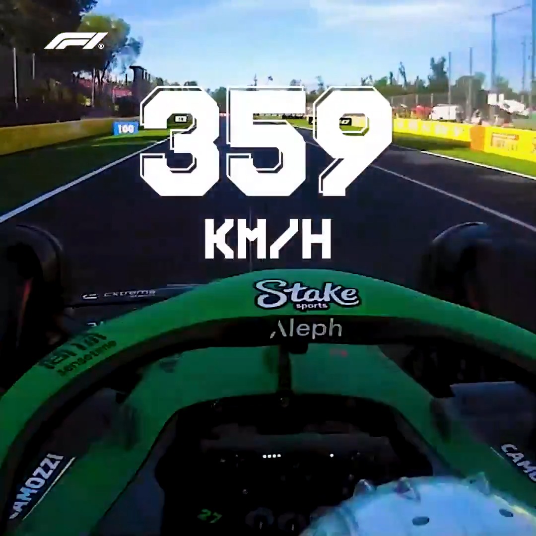 359 km/h! 🤯 Nico Hulkenberg clocked the top speed in qualifying 👏 #F1 #ItalianGP