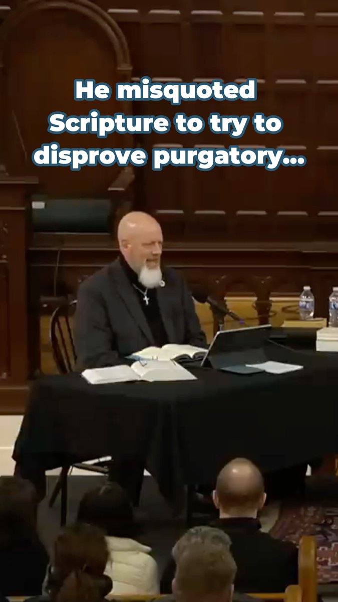 James White misquoting Scripture to "disprove" Purgatory didn't end well for him... Watch the full debate here: