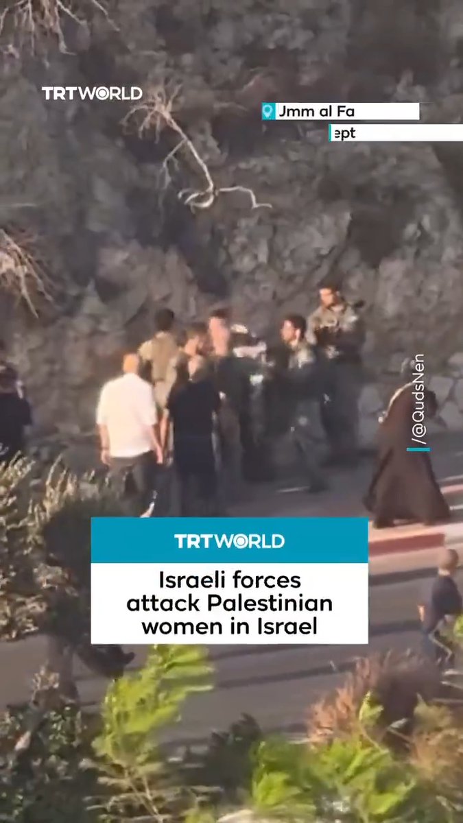 Israeli forces violently attacked Palestinian women protesting against the ongoing war in Gaza during a demonstration in Umm al Fahm, Israel on September 6