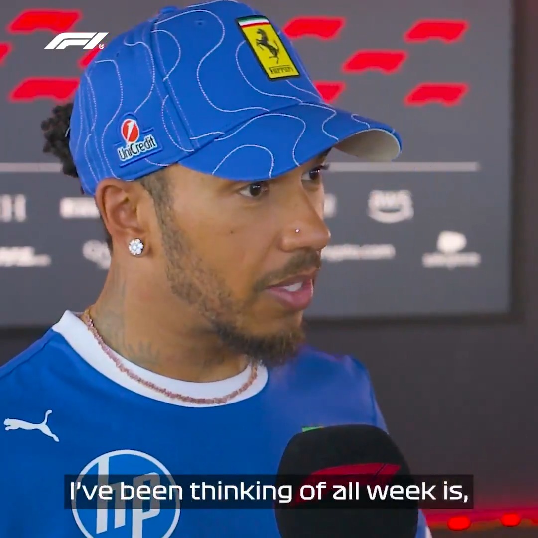 "Don't forget who you are" 👊 Lewis reveals the uplifting message he received this week #F1 #ItalianGP
