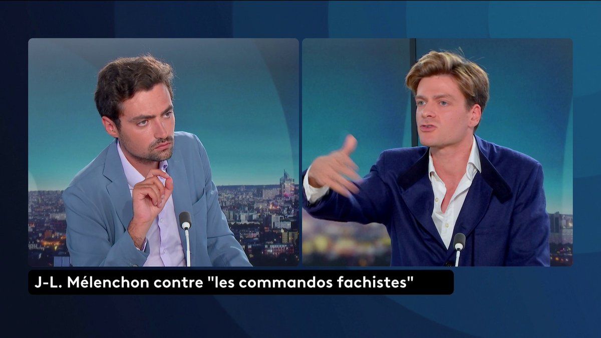🗣 “Dire qu’on va se battre contre le fascisme, c’est pathétique : ça n’existe pas, c’est marginal“, avance Paul Melun. “Le sujet de notre débat, c’est le racisme. Dire qu’il n’y a pas de racisme, c’est factuellement faux“, rétorque Nathan Devers. #LePouretleContre