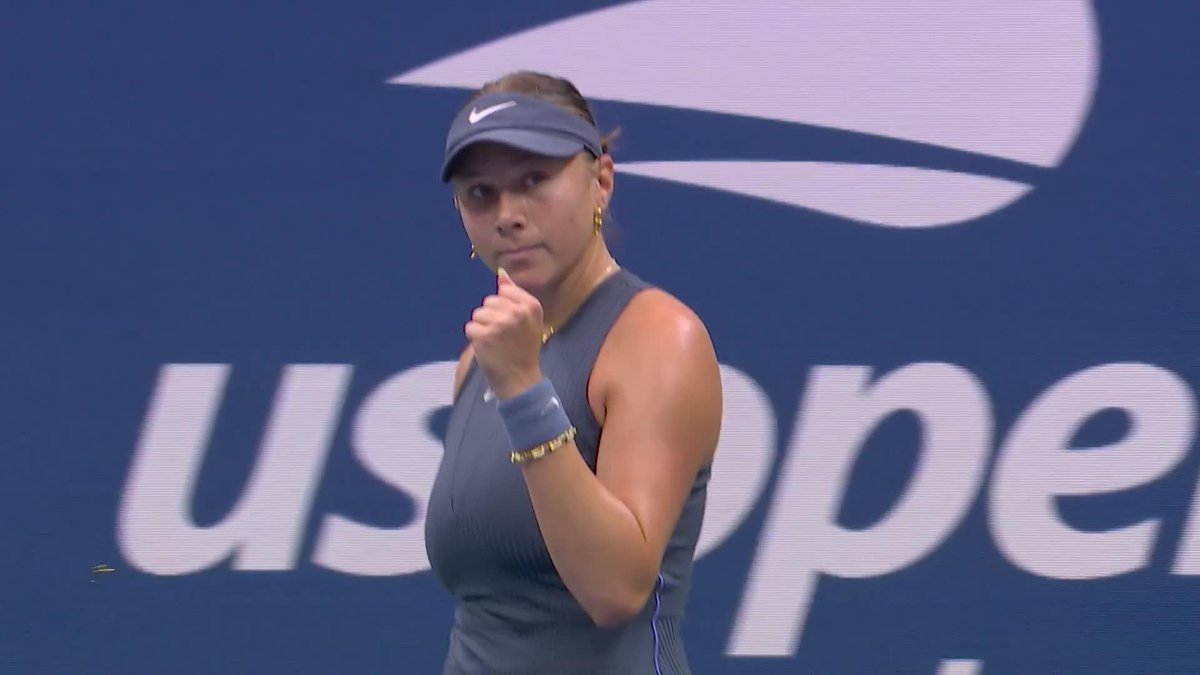 Amanda Anisimova breaks again and is now in the lead 🔥