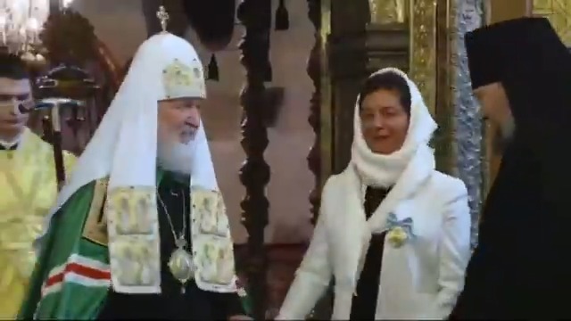 It is with great trepidation that I received the Order of Saint Olga, Equal-of-the-Apostles, from His Holiness Patriarch Kirill. I thank God for giving me the strength to carry on.