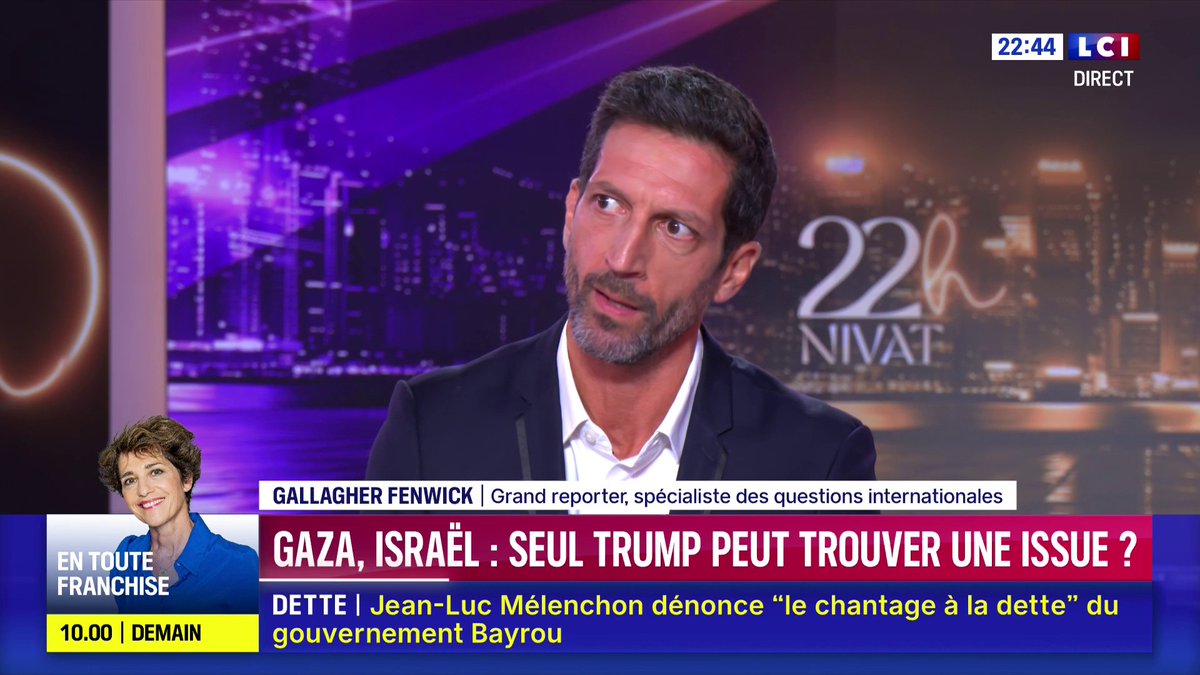 🗣️ Gaza : « Le choix qui est donné aux Palestiniens, c’est la valise ou la mort », estime Gallagher Fenwick ▶️ ANNE NIVAT