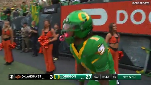 Dakorien Moore just floats. It’s like he’s surfing when he touches the ball. Wild stuff.