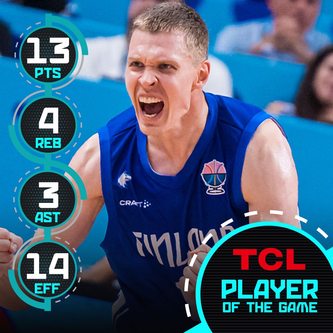 THE MOST UNLIKELY OF HEROES! ELIAS VALTONEN WITH THE BIGGEST SHOTS OF HIS LIFE! #EUROBASKET X #MAKEYOURMARK