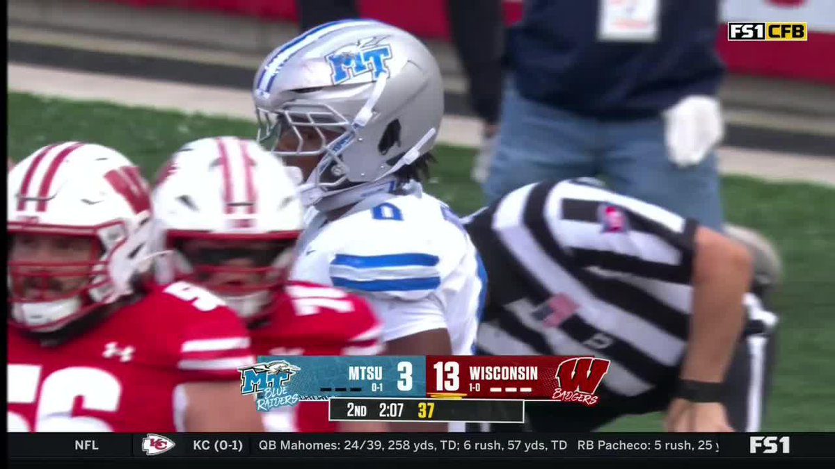 Dilin Jones for 6! Wisconsin Football 📺: FOX
