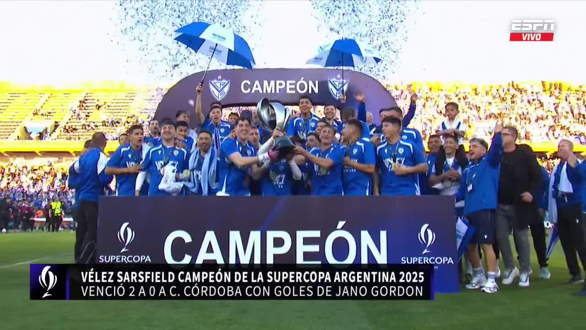 “Velez”: Porque salió campeón de la Super Copa Argentina vs Central Córdoba por 2-0 y nadie en toda la faz de la tierra se enteró que había una final en Argentina