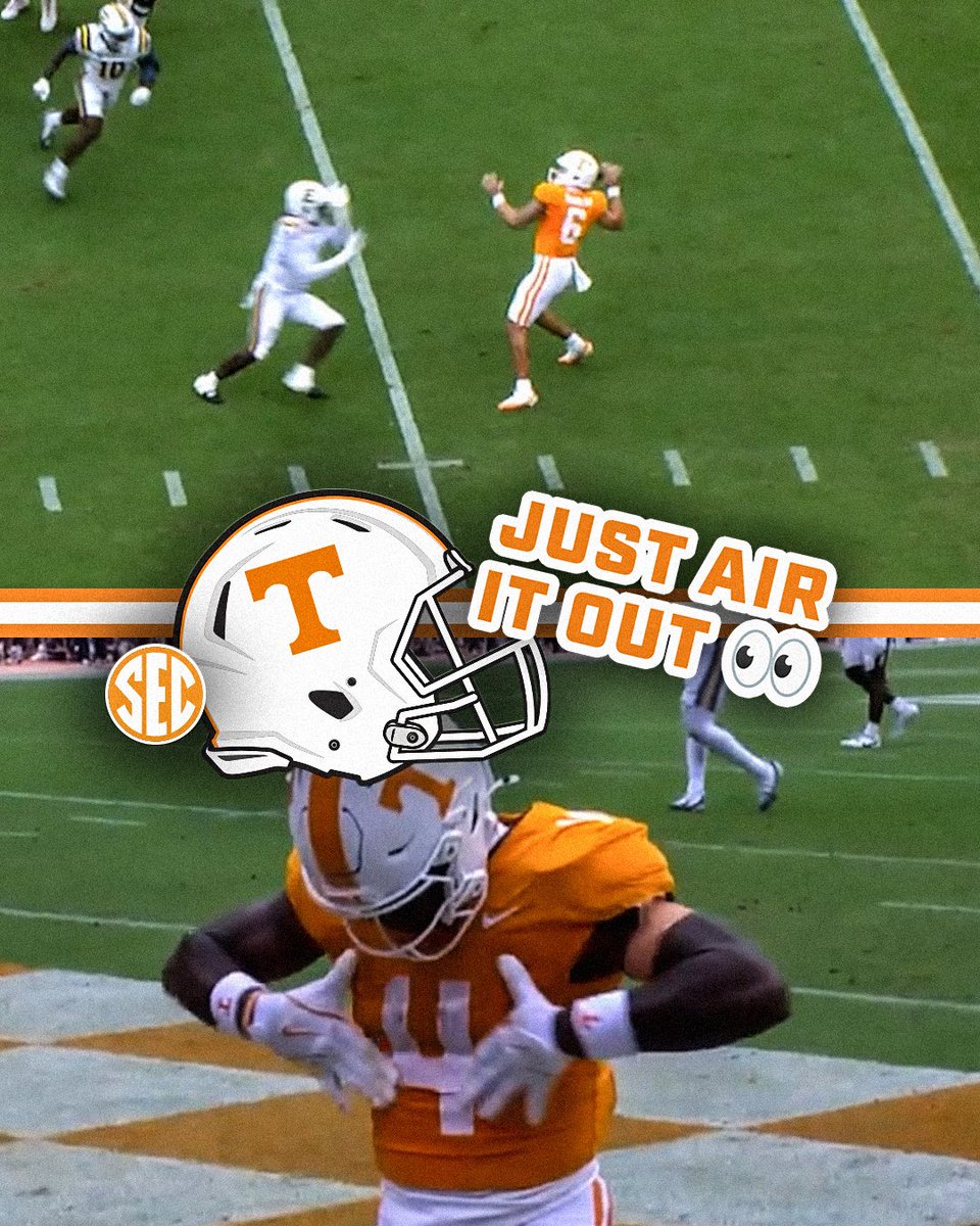tossin' it up like it's recess 🚀 Tennessee Football x SEC Network+