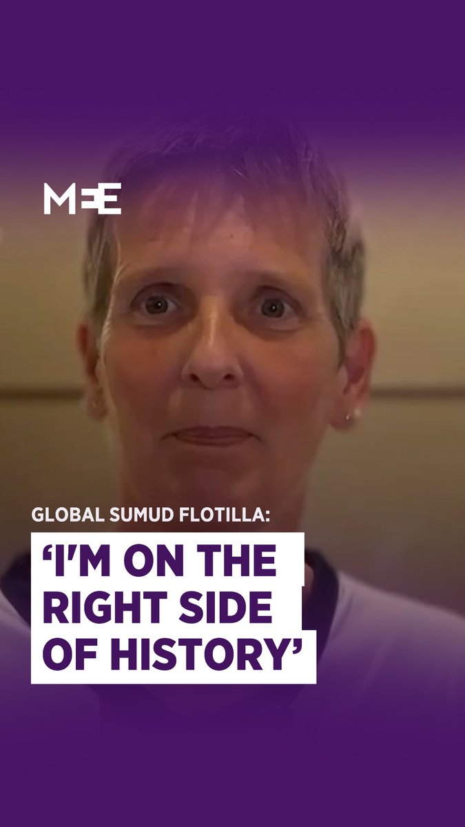 I’m within my rights to sail to Gaza with the Global Sumud Flotilla Flotilla because I’m on the right side of history Middle East Eye Global Movement To Gaza UK