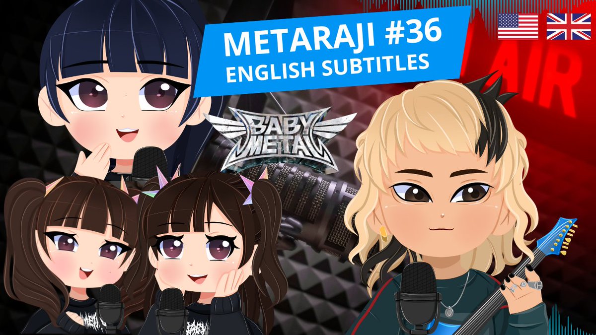 2025.09.06 BABYMETAL “METARAJI” #36 (English Subs) Tonight on Metaraji, DAIDAI shared some wild stories with Taka from ONE OK ROCK, plus a behind-the-scenes look at creating KxAxWxAxIxI. 🤘✨ Is Wi-Fi really stronger next to ATMs? 💳📶 A super fun episode today! #babymetal #メタラジ #paledusk
