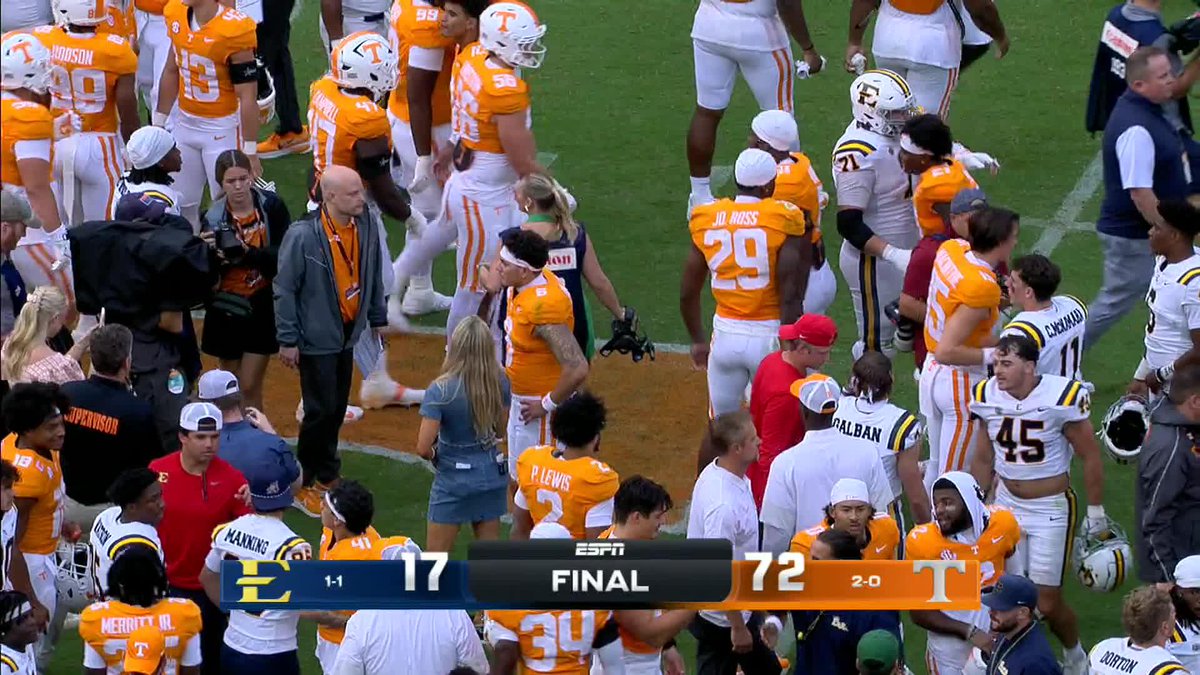 "Keep stacking days." Joey Aguilar vs. ETSU: • 23-31 • 288 yds • 2 TDs