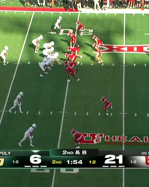 BATTED DOWN. INTERCEPTED. DOWN AT THE ONE. #Big12FB | 📺 ESPN+