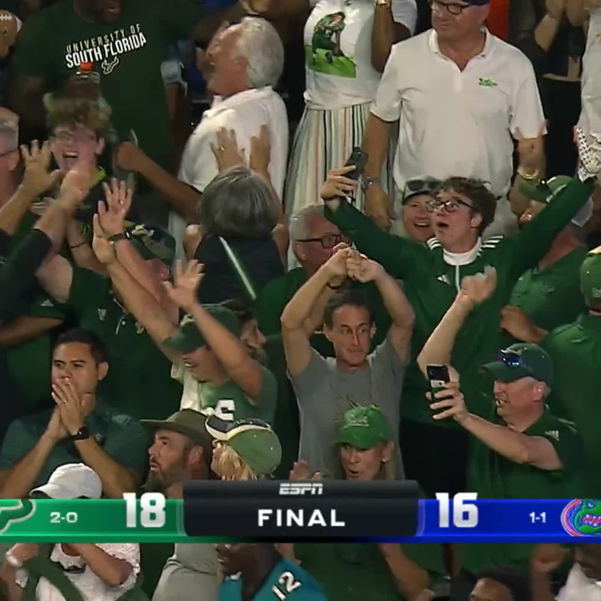 NICO GRAMATICA WITH THE GAME-WINNER IN THE SWAMPโผ๏ธ๐ฅ SOUTH FLORIDA STUNS NO. 13 FLORIDA ๐