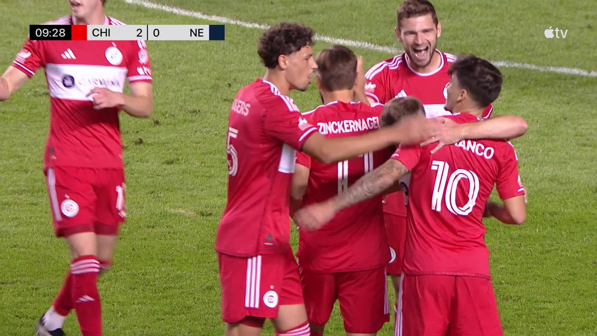 André Franco's touch 😮‍💨 Philip Zinckernagel's 12th of the year 💪 Chicago leads 2-0 early!