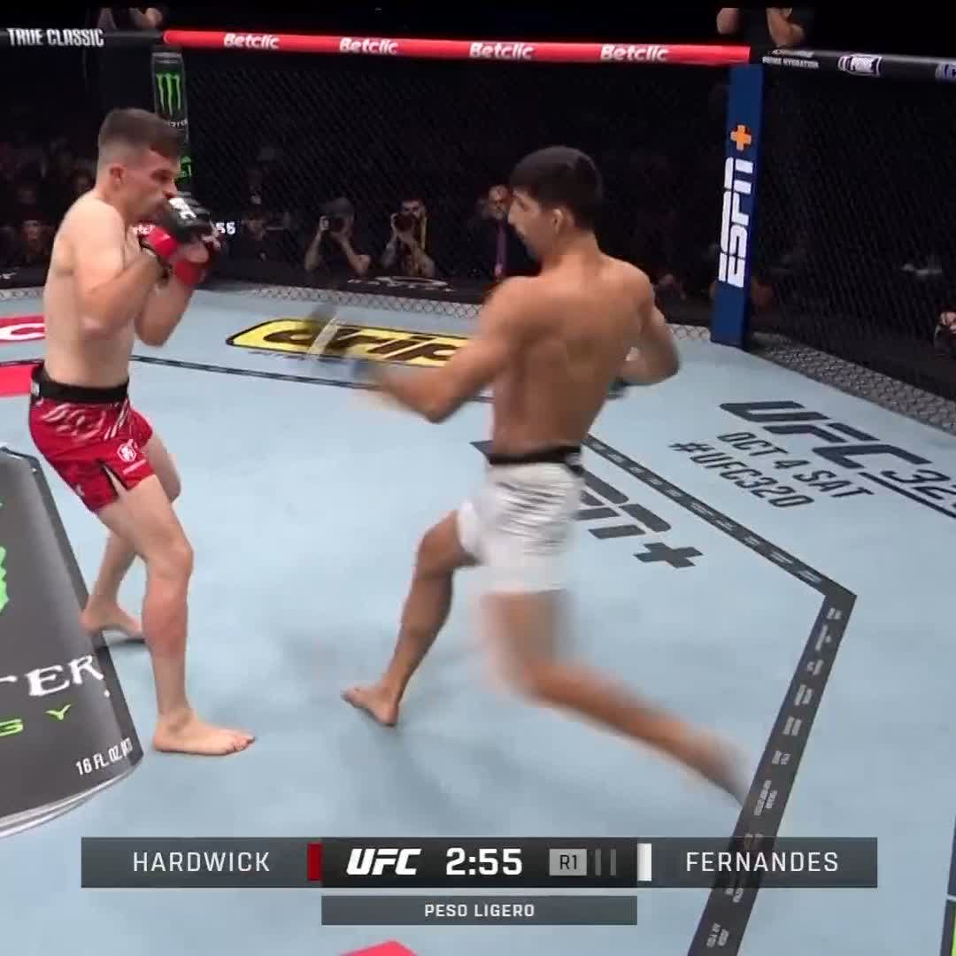 "Patadas" Por las patadas de este peleador de UFC que duelen con tan solo verlas.