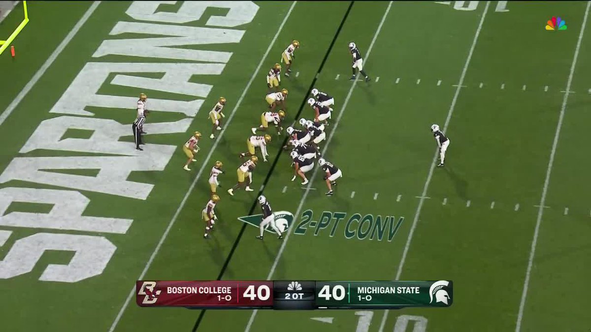 MICHIGAN STATE WALKS IT OFF IN 2OT ‼️‼️ Michigan State Football