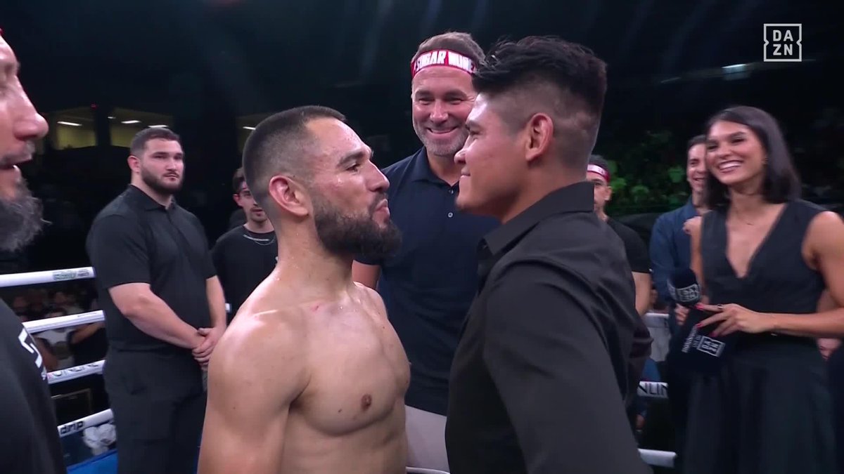Sugar Nunez and Vaquero Navarrete FACEOFF 👀🔥 #NunezDiaz