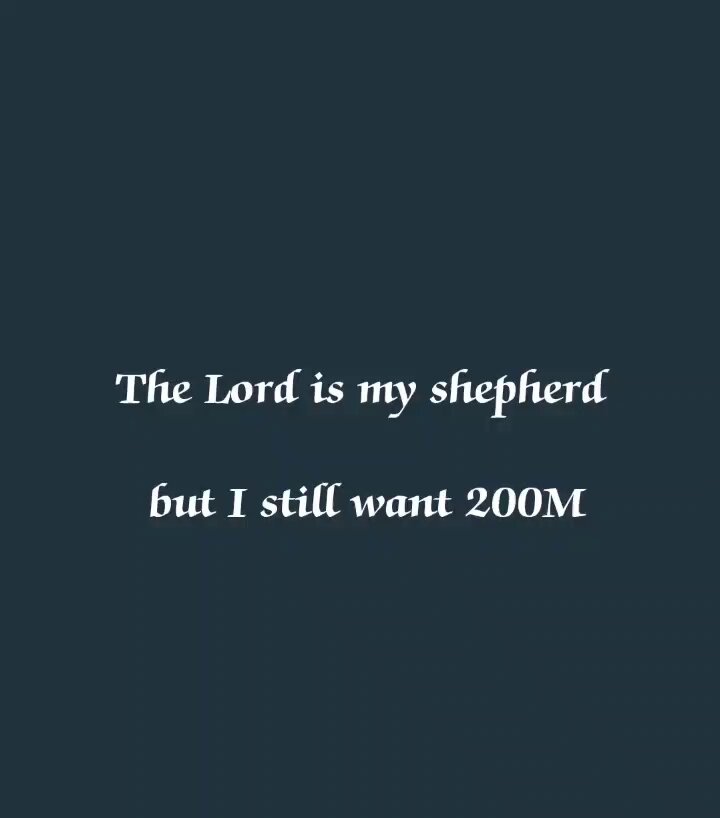 And so shall it be ..🙂