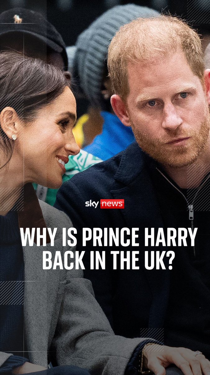Prince Harry is heading back to Britain for the week ahead. His team says the focus will be on charity work, but the trip has raised questions about a possible reconciliation with the King could be on the cards. Sky's royal correspondent Rhiannon Mills has more