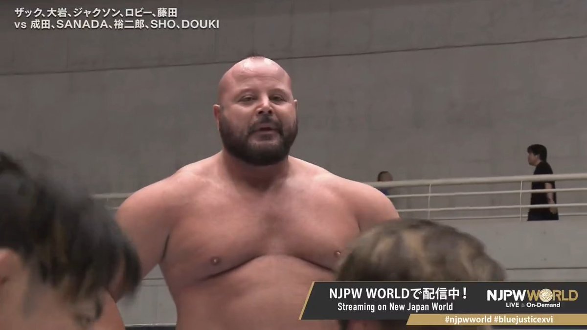.ZSJ. Ⓥ &amp; Robbie Eagles &amp; 藤田晃生/ Kosei Fujita &amp; 大岩陵平 Ryohei Oiwa &amp; Hartley Jackson / ハートリー・ジャクソン "TMDK Combination Attack" From the profile URL #NJPW #njpwworld #bluejusticexvi