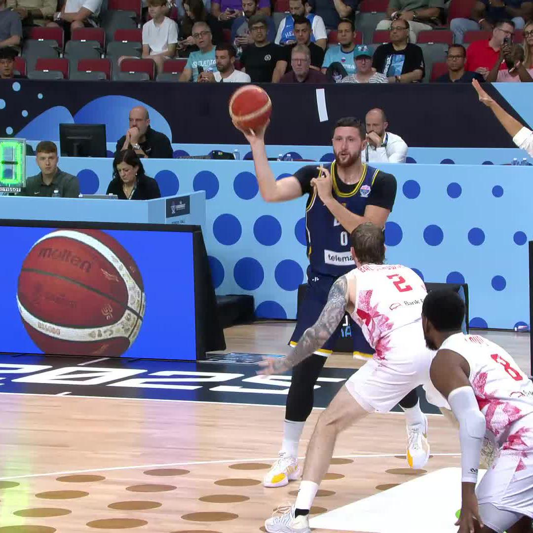 Big man with vision. 👁️‍🗨️ #EuroBasket | #MakeYourMark